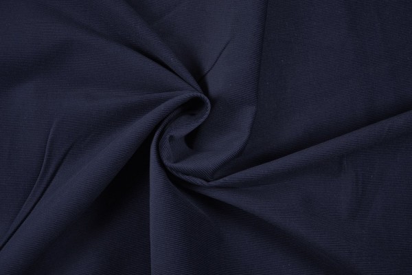 Stretch Cord uni, dunkelblau/marine Stretch Cord uni, dunkelblau/marine