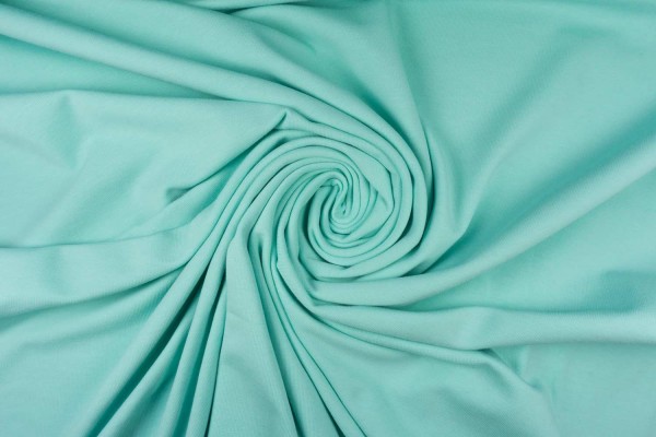 Baumwoll Jersey uni, hell-mint Baumwoll Jersey uni, hell-mint