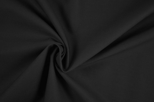 Baumwollstoff, Fahnentuch, schwarz Baumwollstoff, Fahnentuch, schwarz