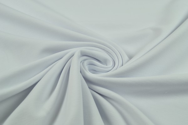 Baumwolljersey, French Terry uni,weiß Baumwolljersey, French Terry uni,weiß