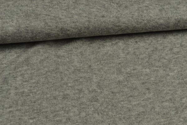 Jacquard-Jersey melange, grau Jacquard-Jersey melange, grau