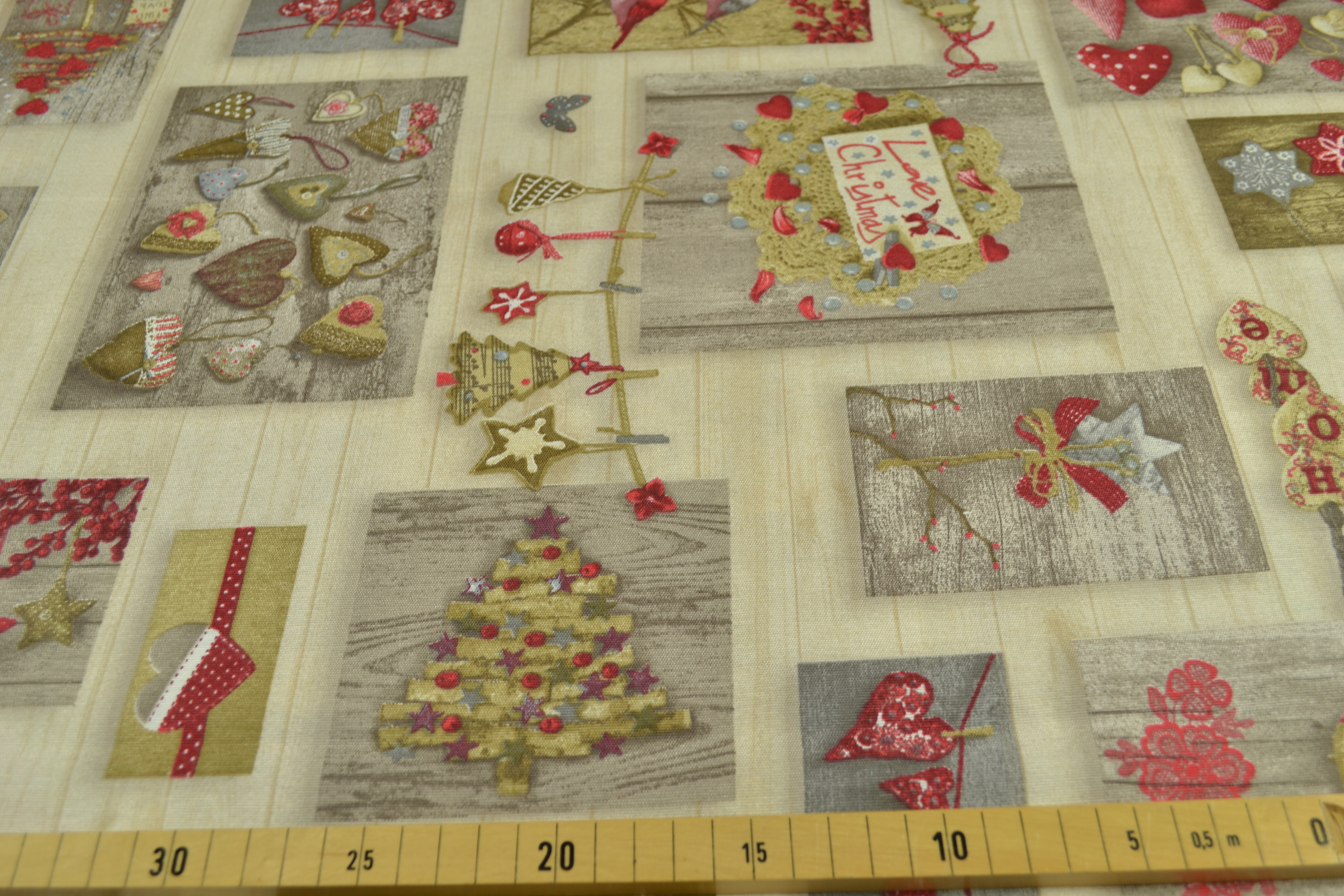 Canvas Deko Stoff, Weihnachten Canvas Stoffe AZ Stoffe Schulz