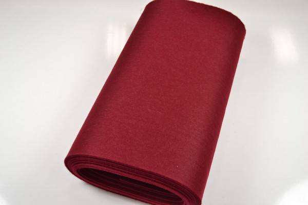 Bastelfilz Meterware 4 mm dick harte Qualität, bordeaux Bastelfilz Meterware 4 mm dick harte Qualität, bordeaux