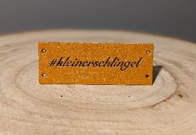 Lederapplikation KleinerSchlingel Lederapplikation KleinerSchlingel