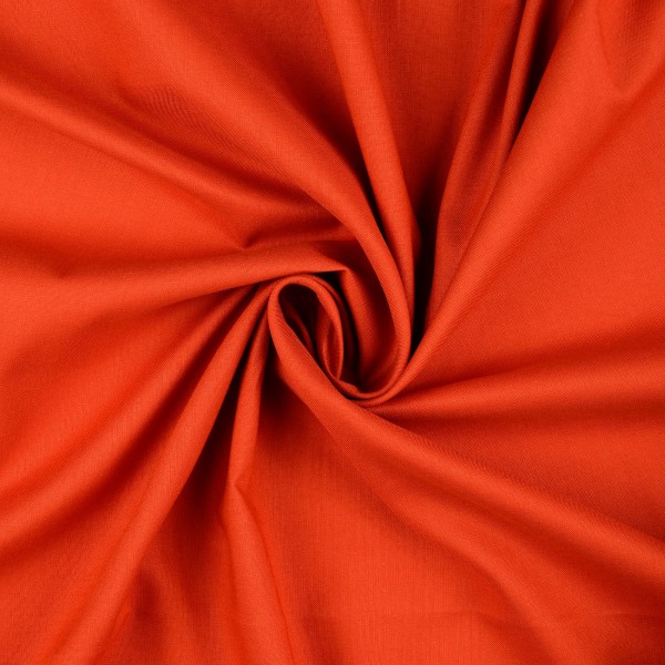 Baumwoll-Cretonne uni, orange