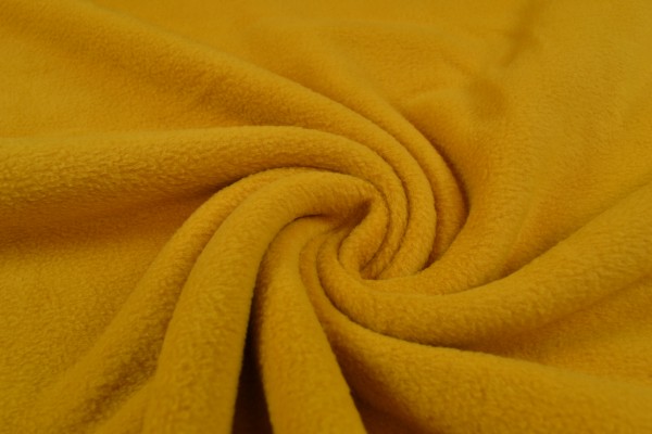 Polar Fleece anti pilling uni, senfgelb