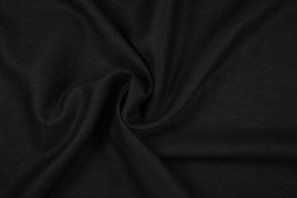 Leinenstoff Ramie gewaschen , schwarz Leinenstoff Ramie gewaschen , schwarz