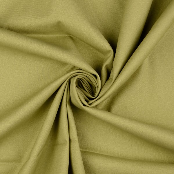 Baumwollsatin elastisch uni, olivegrün Baumwollsatin elastisch uni, olivegrün