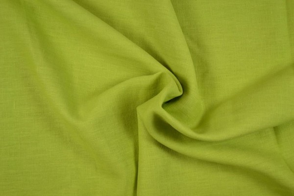 Leinenstoff Ramie gewaschen , kiwi Leinenstoff Ramie gewaschen , kiwi