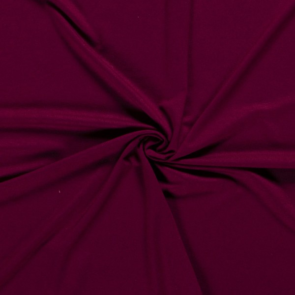 Viscose Jersey uni weinrot
