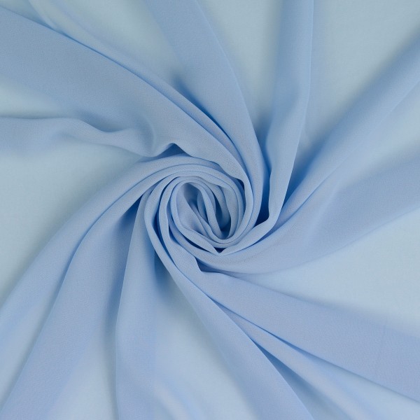 Chiffon hellblau