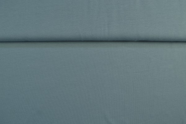 Baumwolljersey uni, stahlblau