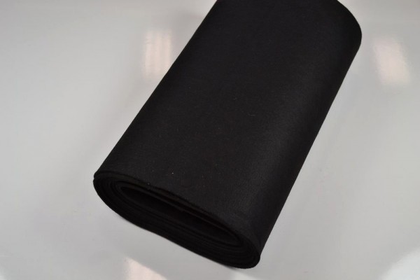 Bastelfilz Meterware 4 mm dick harte Qualität, schwarz Bastelfilz Meterware 4 mm dick harte Qualität, schwarz