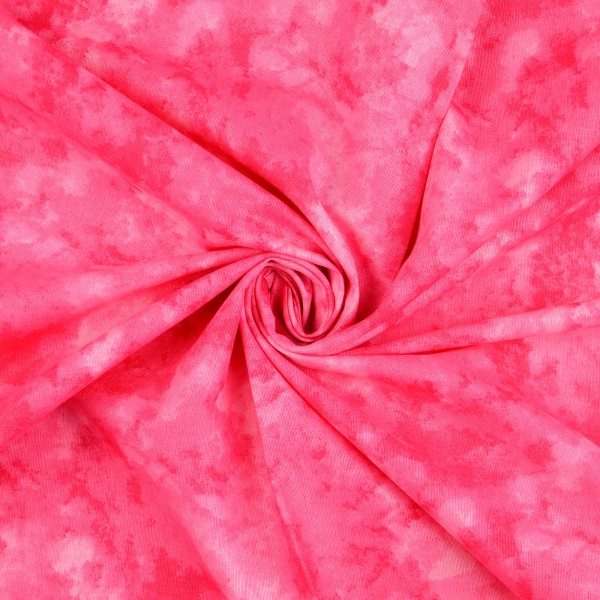 Baumwollstoff Batikmuster, rosa