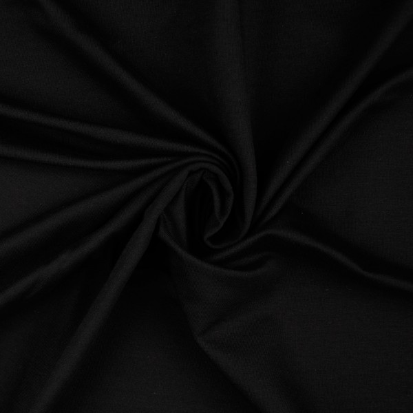 French Terry uni, schwarz