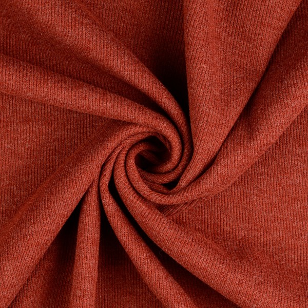 Strickstoff melange angeraut, terra