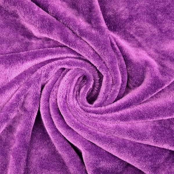 Alpenfleece uni, violett