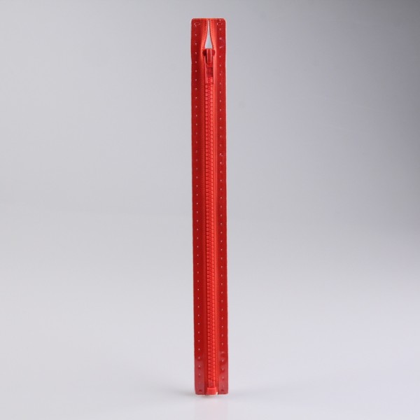 Prym Reißverschluss Fla S4, Typ 10, rot