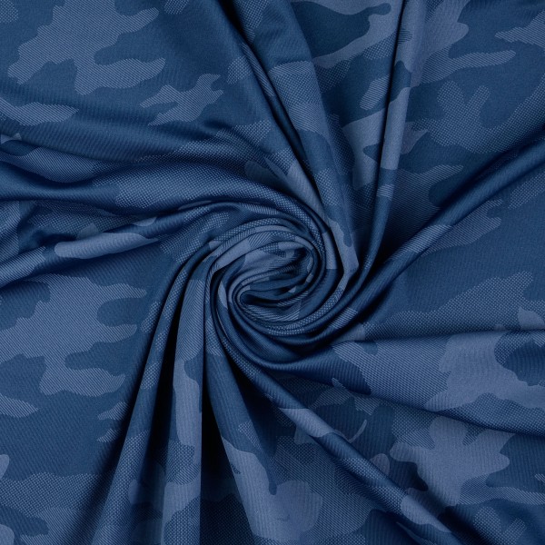 Funktionsjersey Camouflage, blau Funktionsjersey Camouflage, blau