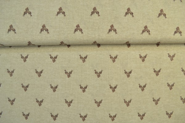 Canvas Deko Stoff Hirsche