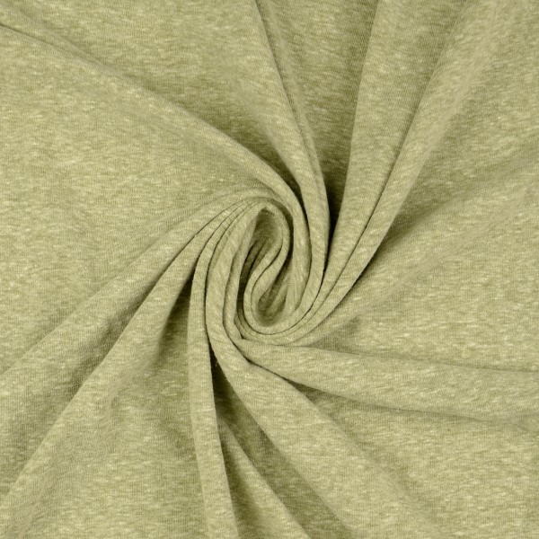 Baumwolljersey melange, khaki Baumwolljersey melange, khaki