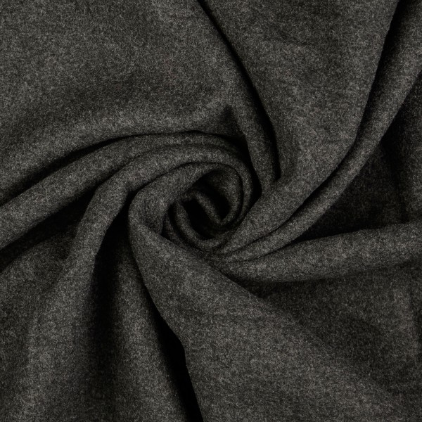 Mantelflausch melange, schwarz Mantelflausch melange, schwarz