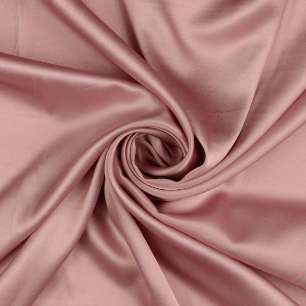 Seidensatin elastisch uni, rosa