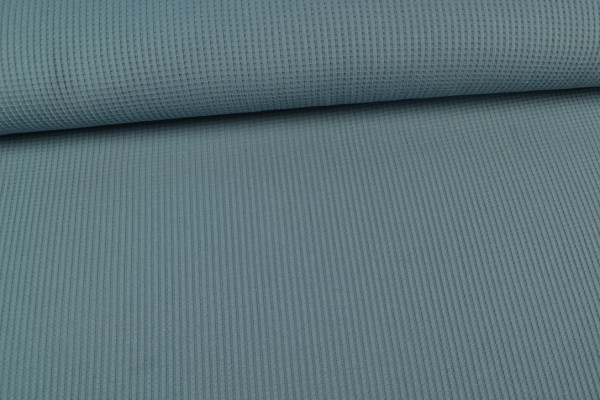 Baumwollwaffeljersey, indigoblau