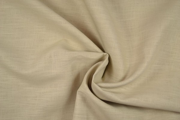 Leinenstoff Ramie gewaschen , natur/beige