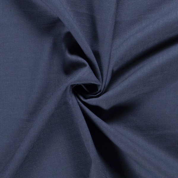 Ramie leinen uni indigo