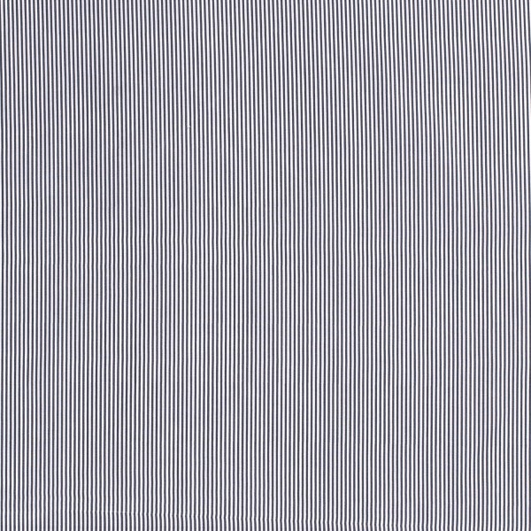 Baumwolle Popeline Stoff Bedruckt Streifen, stahlblau