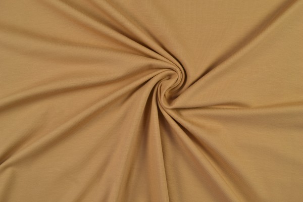 Baumwolljersey uni, champagner