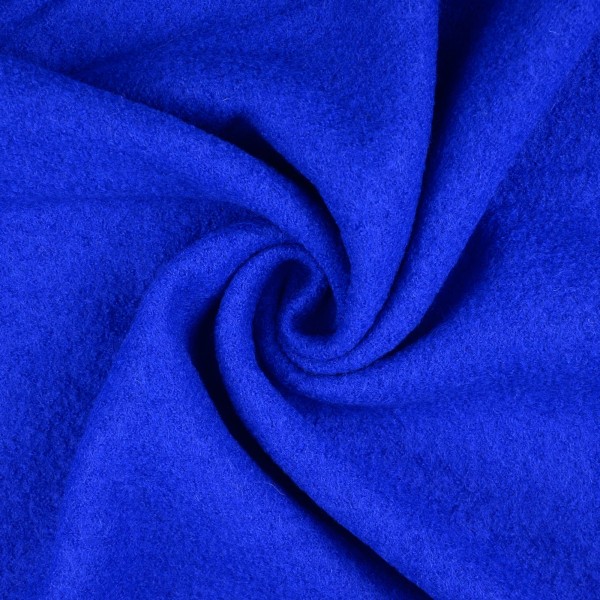 Walkloden, royalblau Walkloden, royalblau
