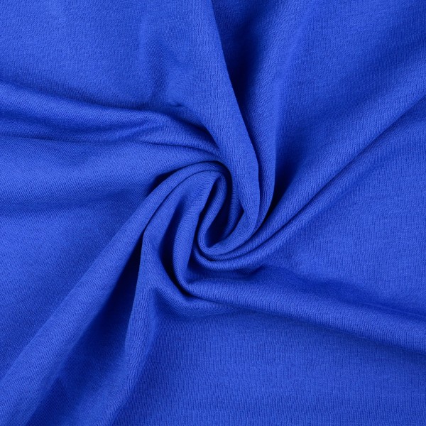 Sweatstoff uni, royalblau