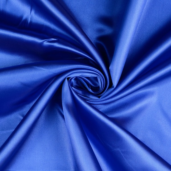 Polyester Satin uni, royalblau