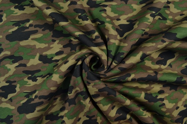 uklar overse efterklang Sweat Shirt Stoff gemustert, Camouflage grün | Sweatstoffe | Stoffe A-Z |  Stoffe Schulz