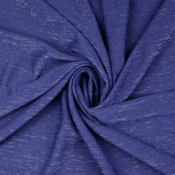 Metallic Jersey, marine/dunkelblau