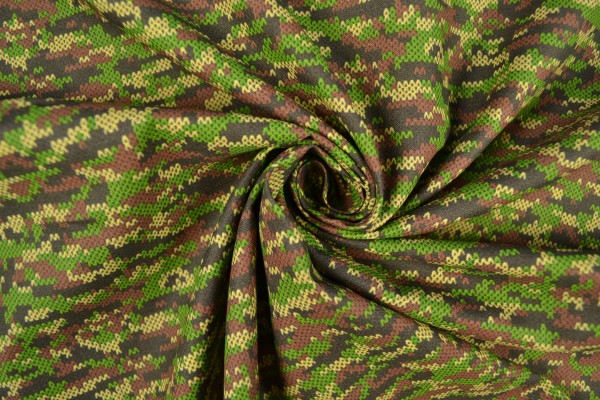 Baumwollstoff gemustert, Camouflage