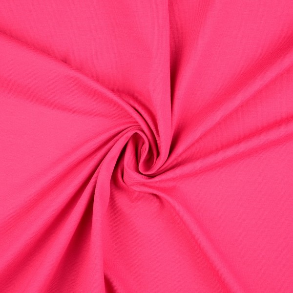 Baumwolljersey uni, pink