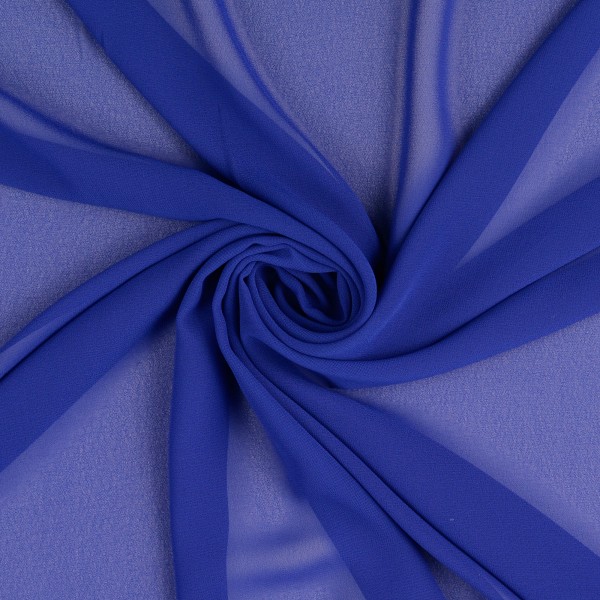 Chiffon royalblau