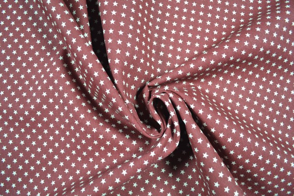 Canvas Deko Stoff Weihnachten, Sterne rot Canvas Deko Stoff Weihnachten, Sterne rot