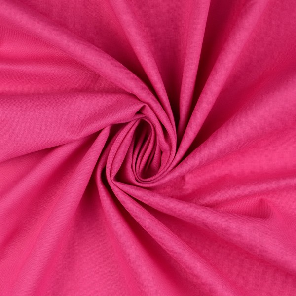Baumwoll-Cretonne uni, pink