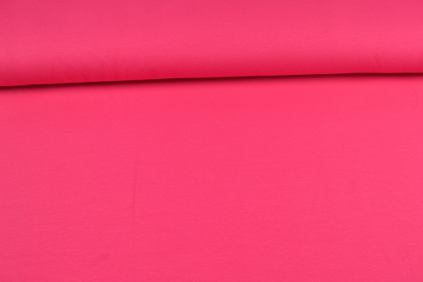 French Terry uni angeraut, pink