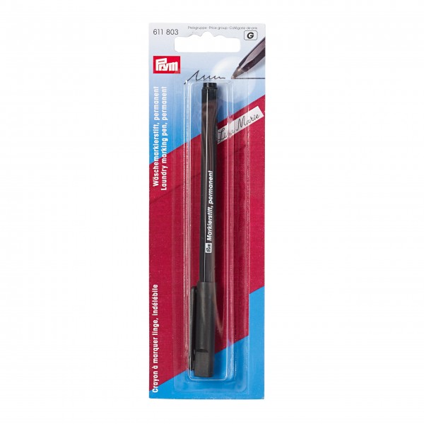 Prym Markierstift permanent, schwarz