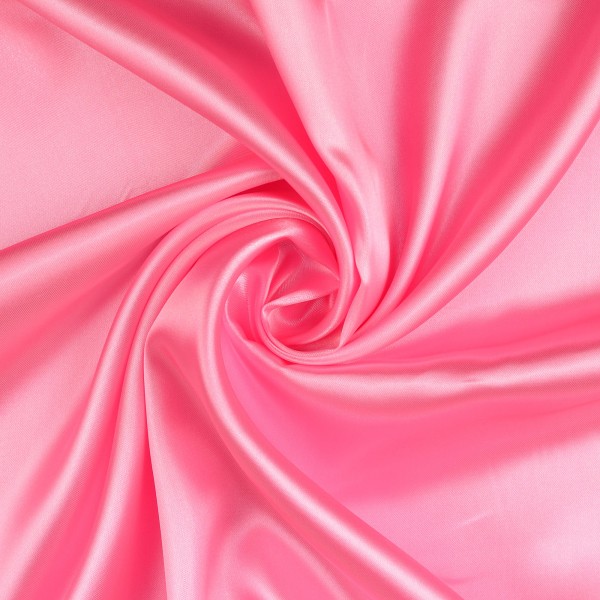 Polyester Satin uni, rose