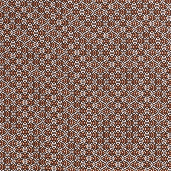 Baumwollstoff Popeline Batik, braun