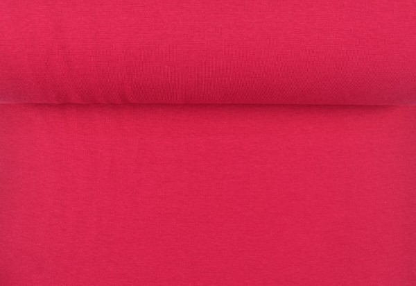 Bündchenstoff glatt, fuchsia