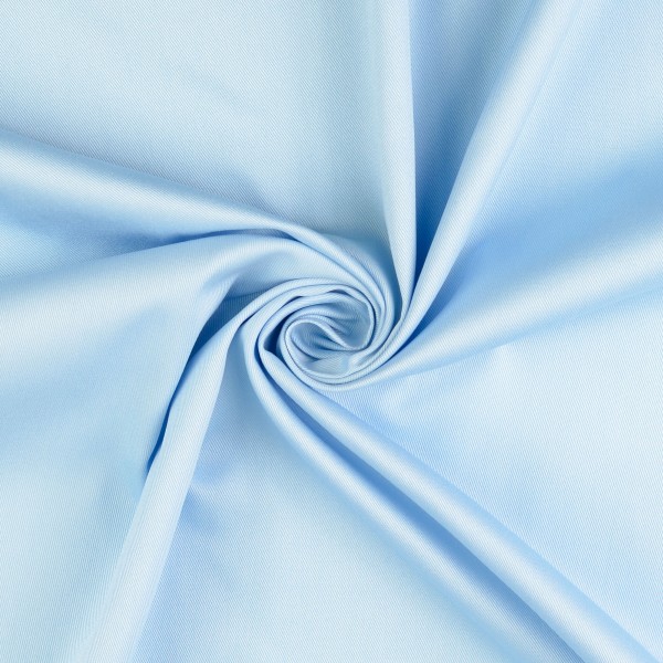 Baumwollstoff Köper, hellblau