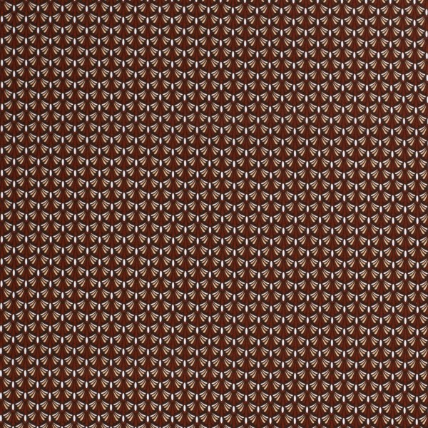 Baumwollstoff Popeline Batik, braun